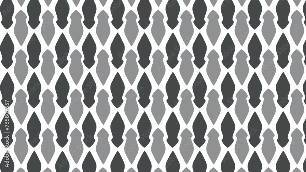 Fototapeta premium Abstract background with repeating pattern. Seamless pattern in shades of gray. Retro decorative pattern. Ornamental, geometric, abstract