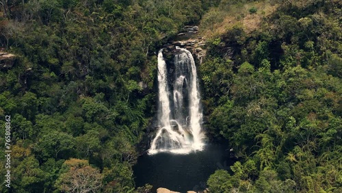 AIURUOCA, AIURUOCA MG, MINAS GERAIS, SUL DE MINAS, CACHOEIRA, CACHOEIRA DOS GARCIAS, NATUREZA, DRONE photo