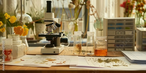 Herbal alchemy and ancient wisdom a study in botanical essences photo