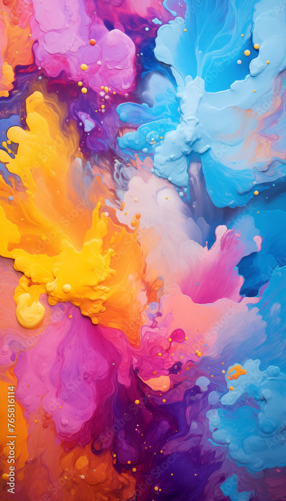 abstract watercolor background, color splashes 