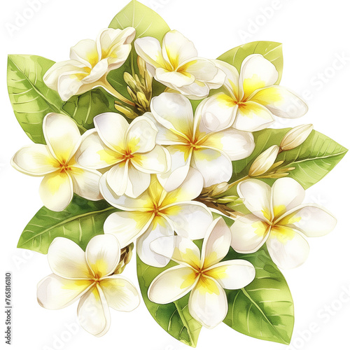 Watercolor Floral Design  PNG Photo