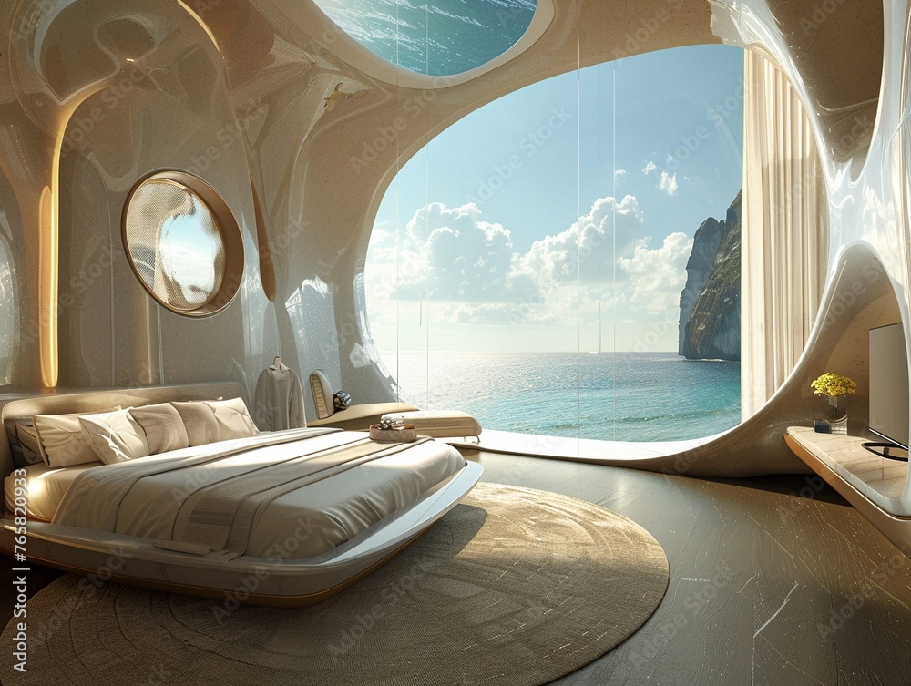 Fototapeta premium Luxe tech destination for the elite