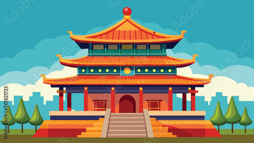 chinese temple vector illustration 4.eps