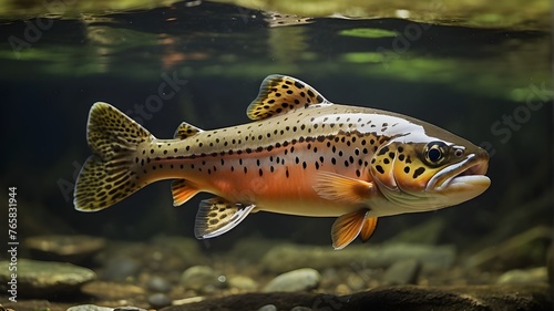 The aquarium's Brown trout (Salmo trutta fario)