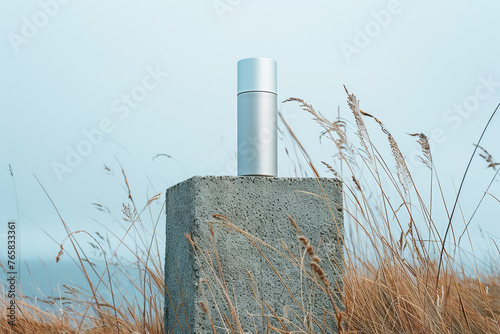 Coastal Serenity Beauty Jar Amongst Tall Grass