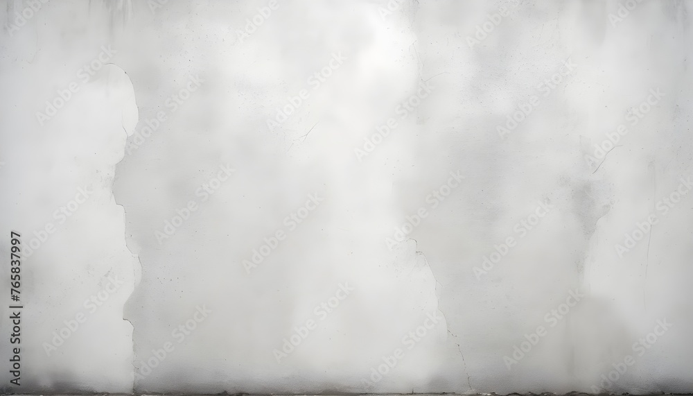 White Grunge Raw Concrete Wall Texture Background - obrazy, fototapety, plakaty 
