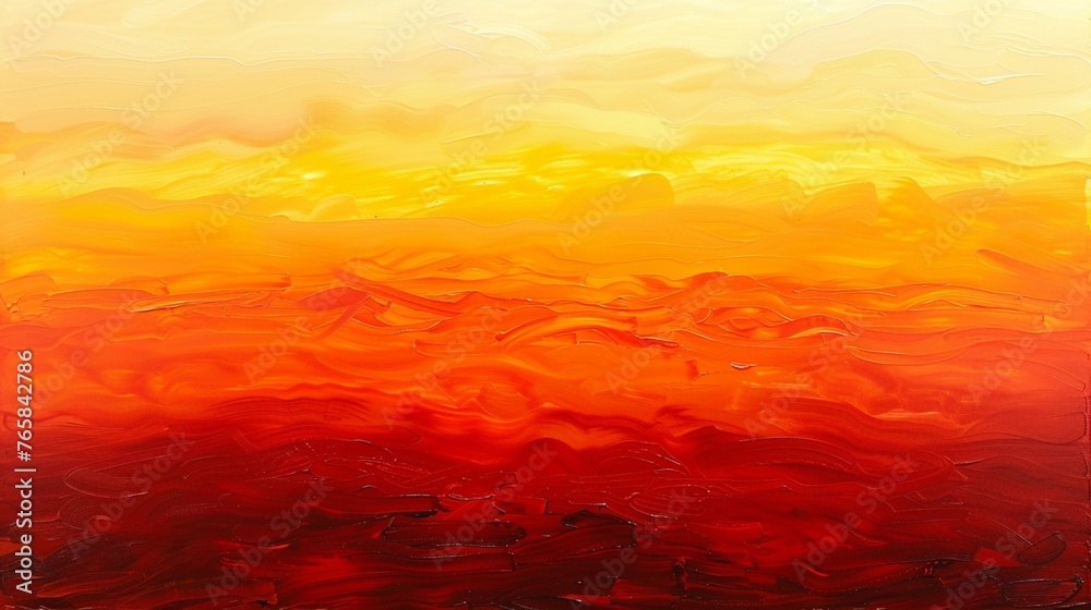 A gradient of fiery reds, oranges, and yellows reminiscent of a blazing sunset, warming the background with fiery intensity.