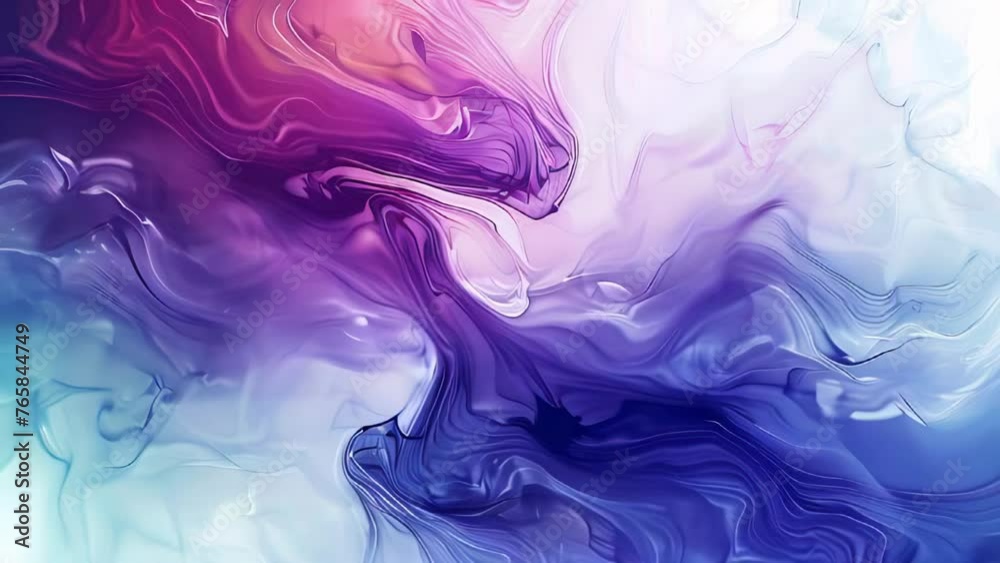 Abstract blue and purple marble background. Digital illustration.