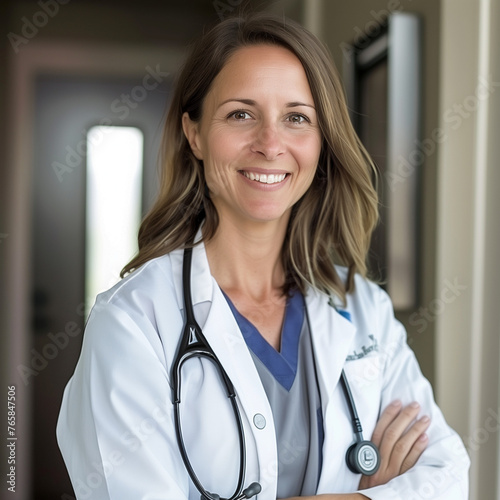 headshot of white female doctor