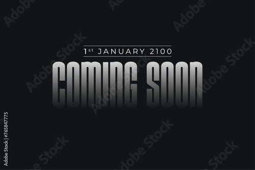 Coming soon banner design vector. launching soon Illustration