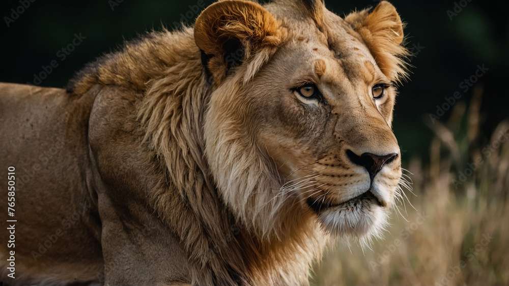 Lion King Walking photo.(Good looking hair) Lion King Walking photo.(Good looking hair)