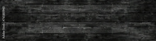 Dark Black Wooden Background Texture