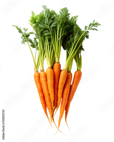 carrot isolated on transparent
