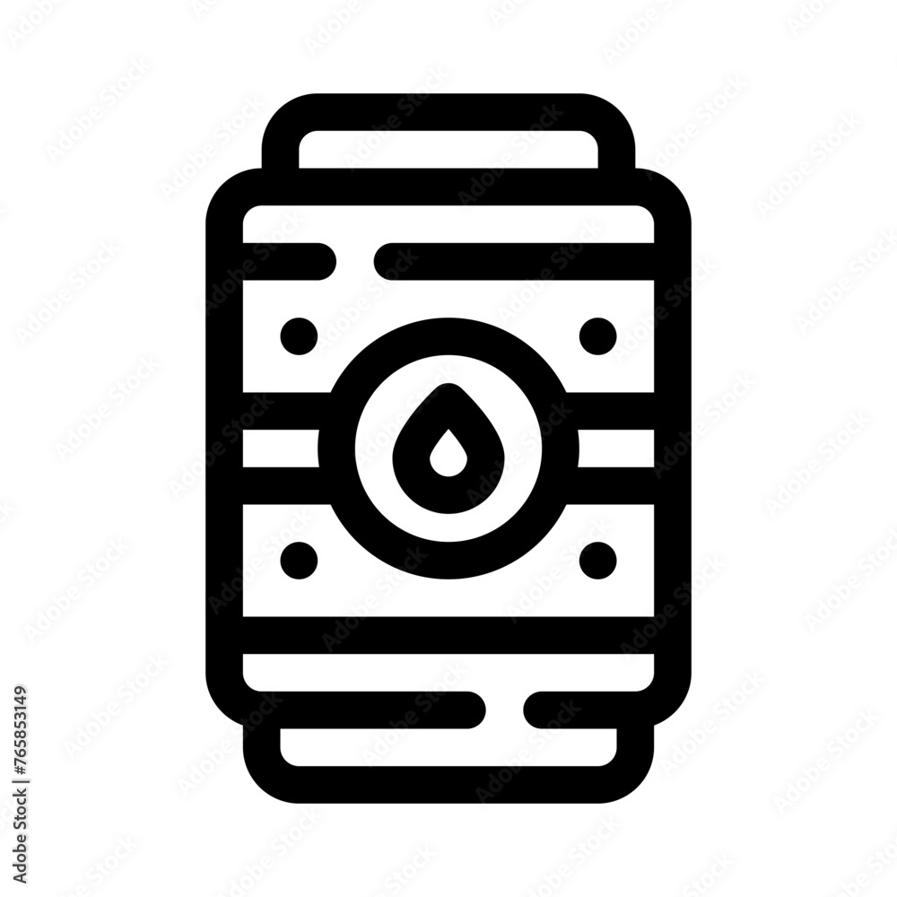 soda can line icon