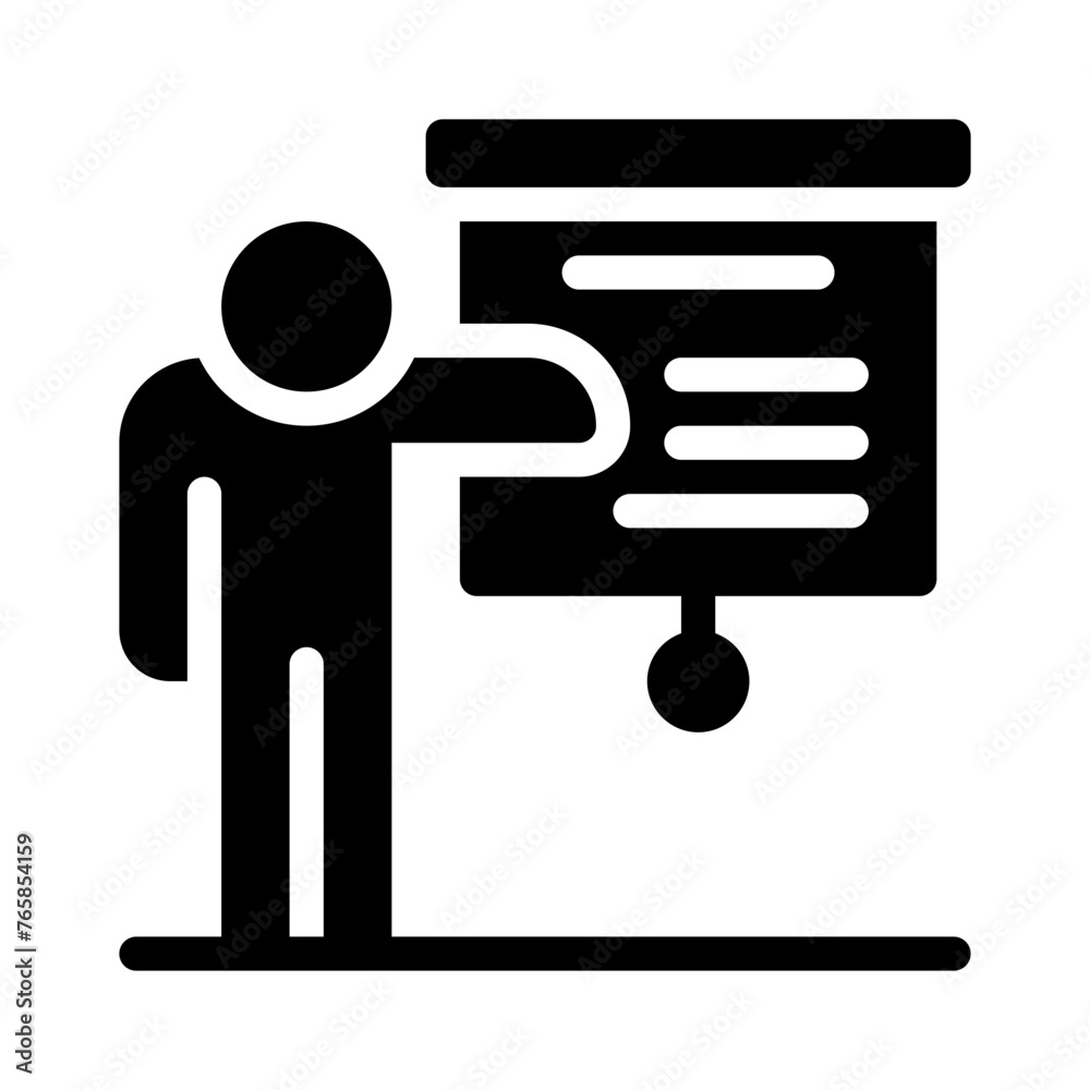 training glyph icon training glyph icon
