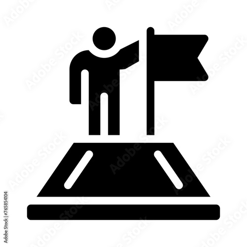 conquer glyph icon