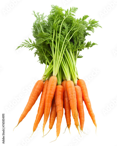 carrot isolated on transparent