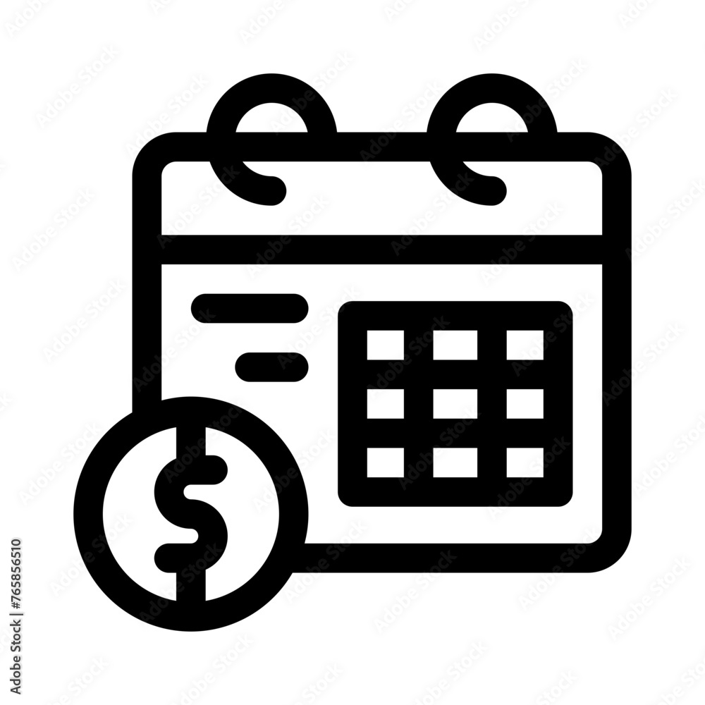 calendar line icon calendar line icon