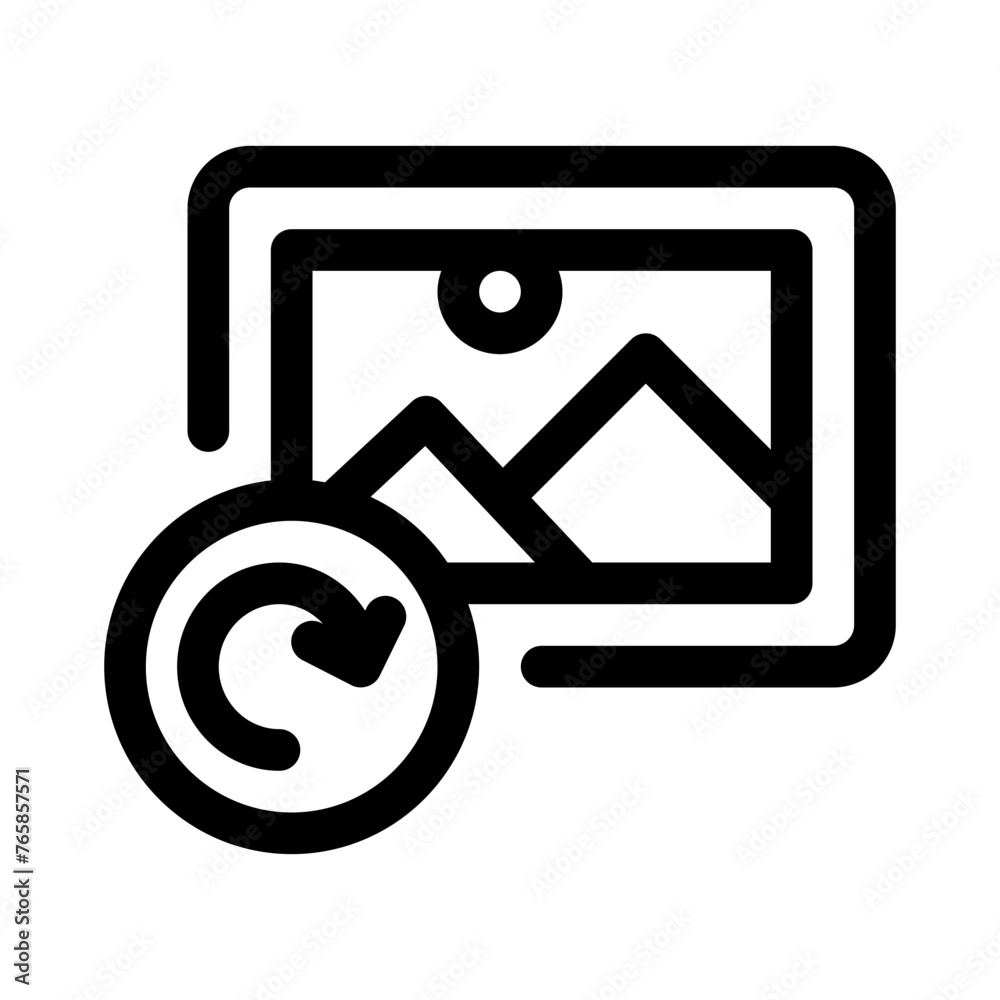 refresh data line icon