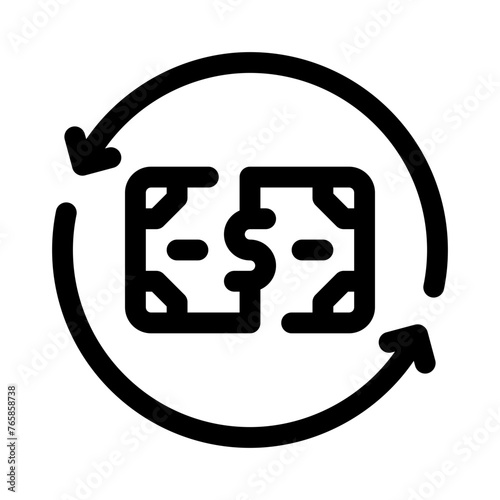 cash flow line icon