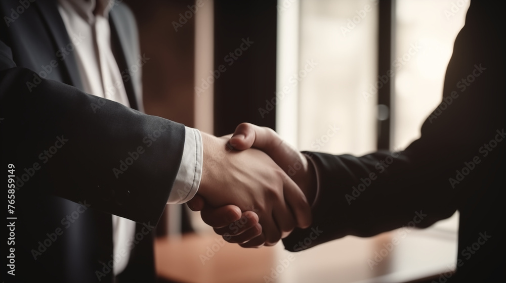 business man shaking hands