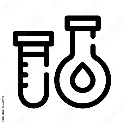 chemistry line icon