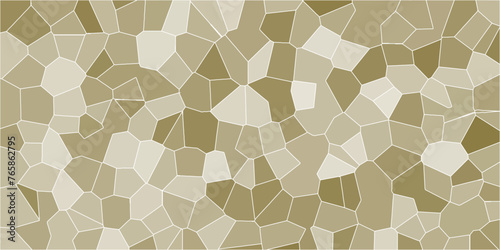 Multicolor Broken Stained Glass Background with white lines. Aqua texture Geometric Modern creative background. Geometric Retro tiles pattern.	

