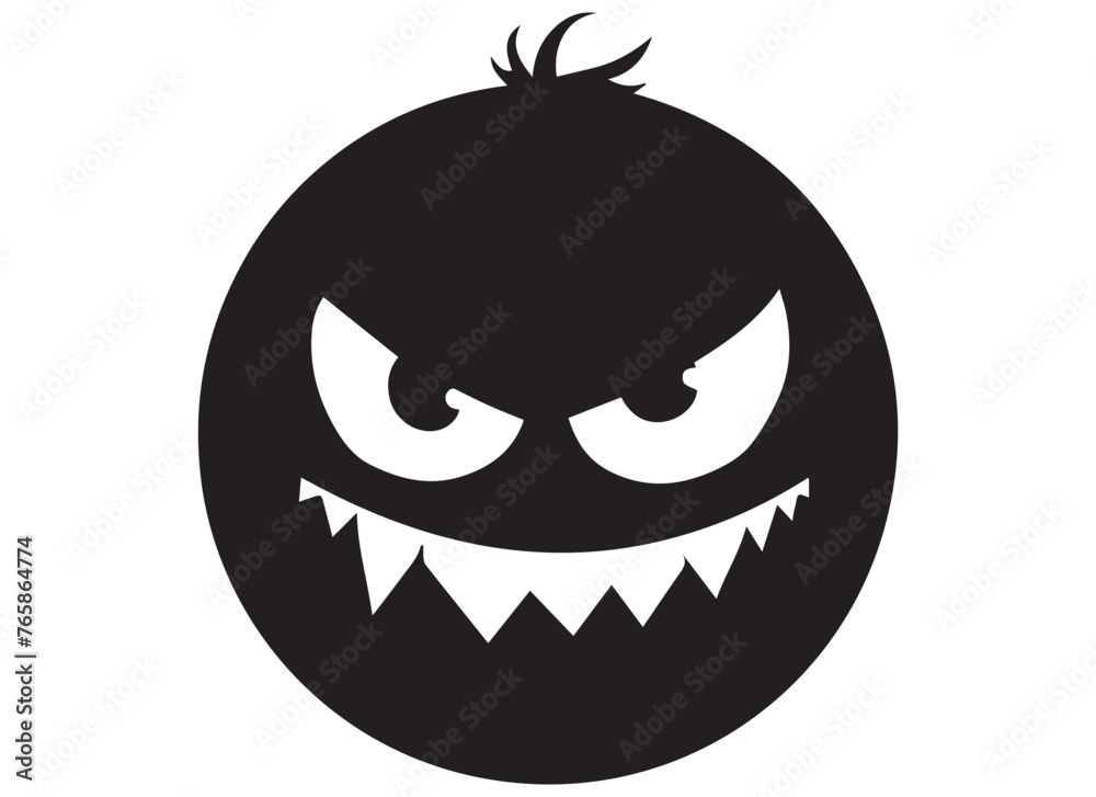 black silhouette funny face gesture emoji vector black silhouette funny face gesture emoji vector