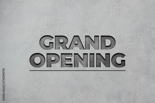 Grand Opening. Grand Opening typography font.