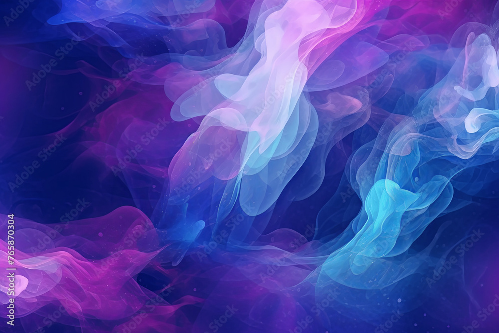 Obraz premium Mystical Purple and Blue Background Design