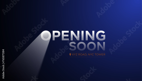 Opening Soon. Opening soon typography font.
