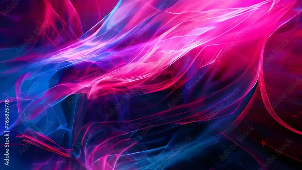 abstract background with pink and blue lines and waves on dark background abstract background with pink and blue lines and waves on dark background
