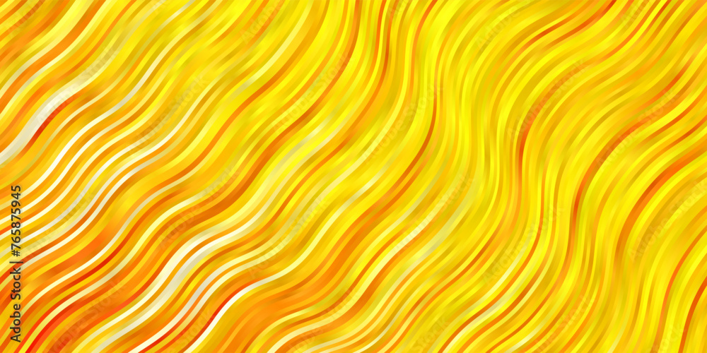 Light Orange vector template with curves. Light Orange vector template with curves.