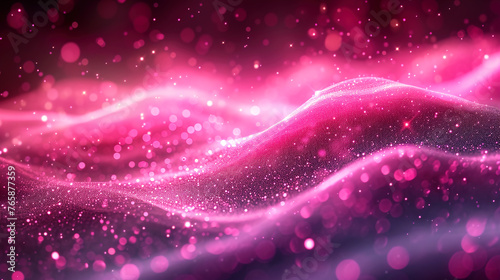 Abstract pink glitter blurred and shiny background