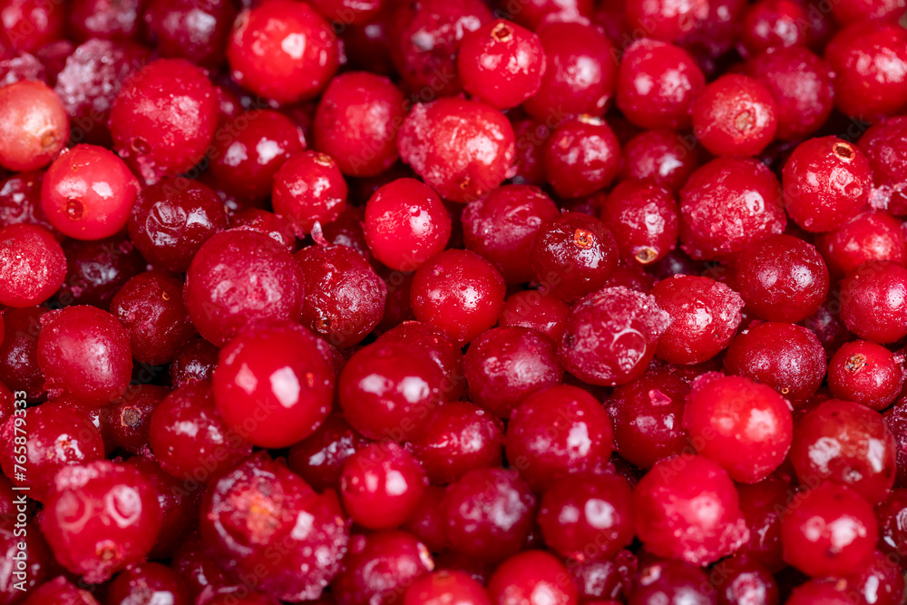 frozen for storage ripe red cranberries frozen for storage ripe red cranberries