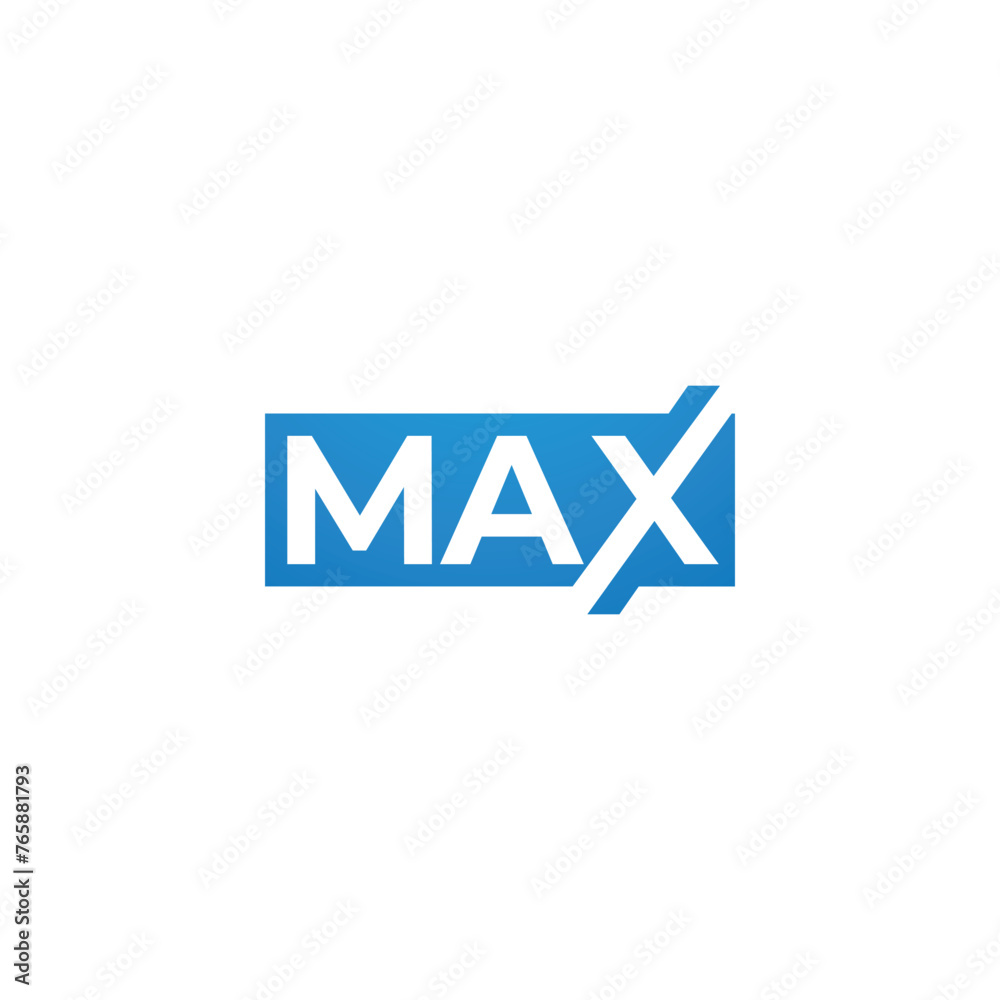 Abstract MAX logo concept design Abstract MAX logo concept design