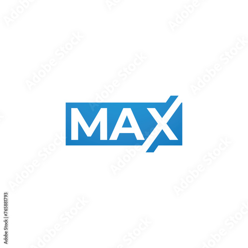 Abstract MAX logo concept design