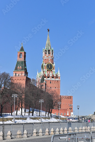 The Moscow Kremlin.