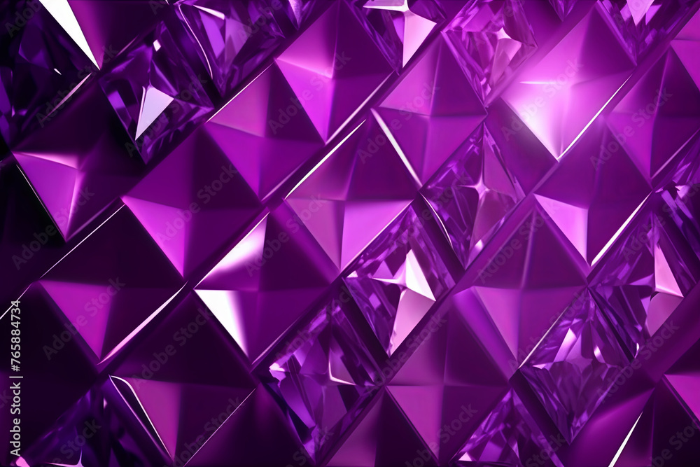Obraz premium Purple Diamond Background Design