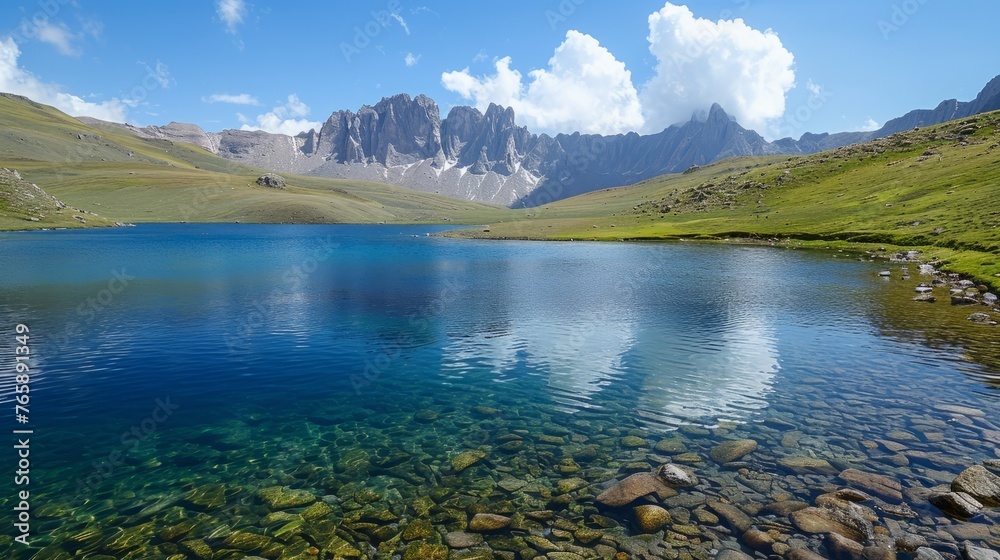 Fototapeta premium Natural lake