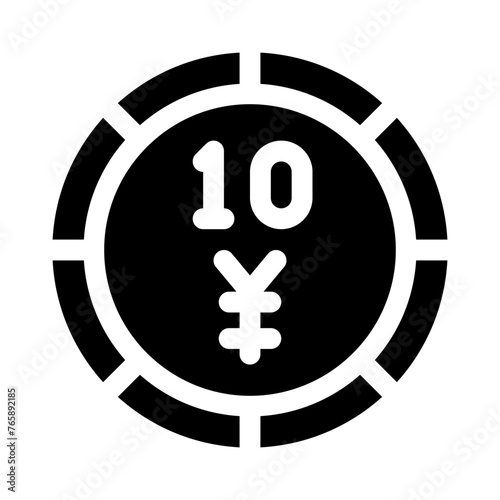 yen glyph icon