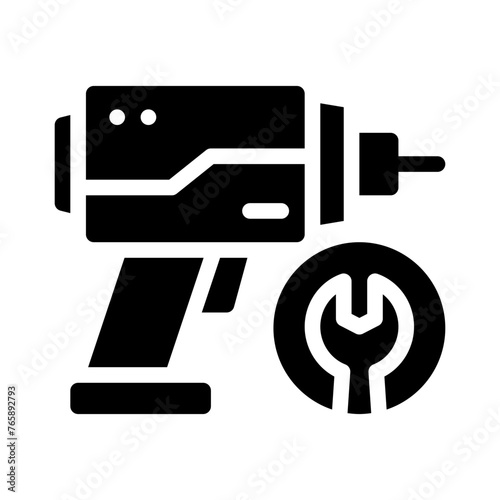 drill glyph icon