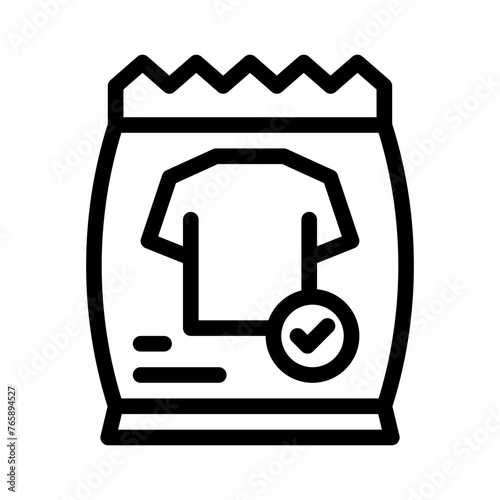 sachet line icon