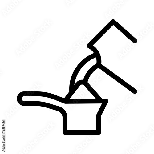 washing powder line icon