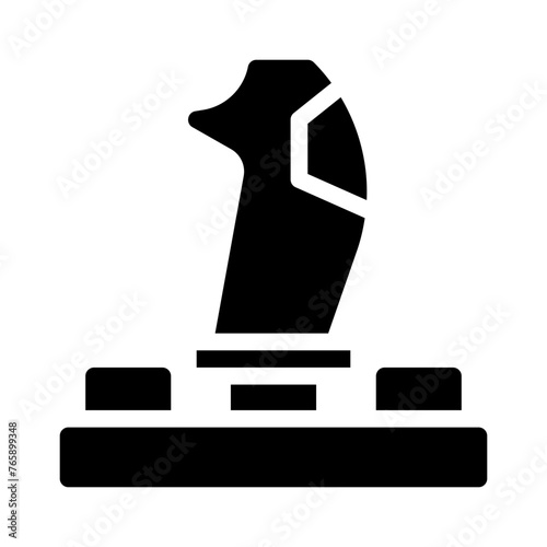 joystick glyph icon
