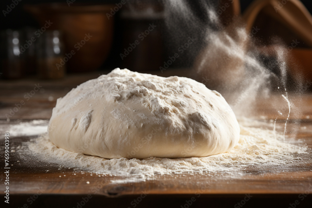 the process of gluten development in dough - bake bread сreated with Generative Ai the process of gluten development in dough - bake bread сreated with Generative Ai