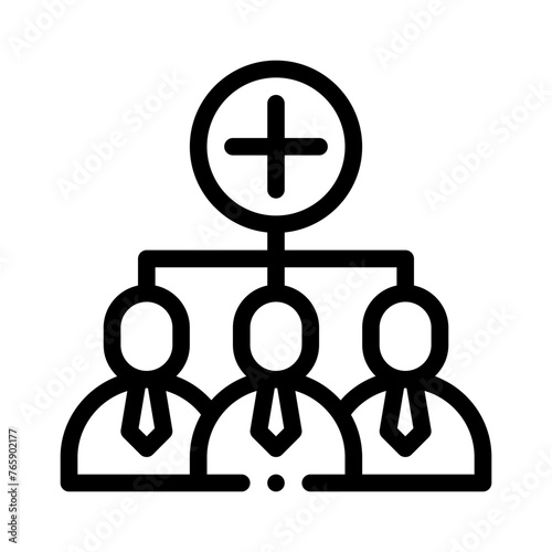 new employee line icon