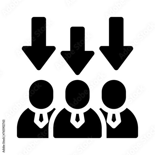 new employee glyph icon