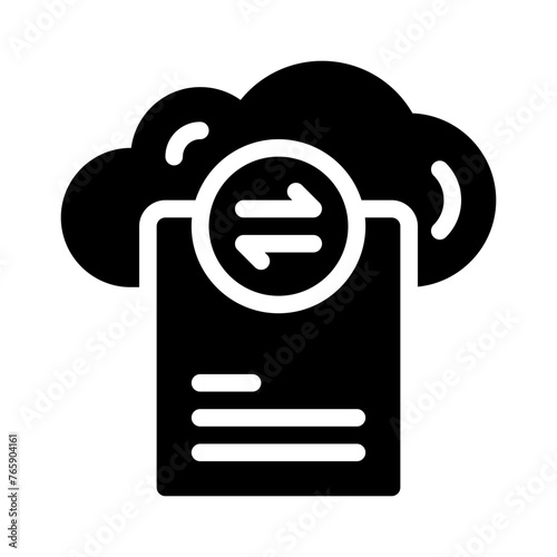 data glyph icon