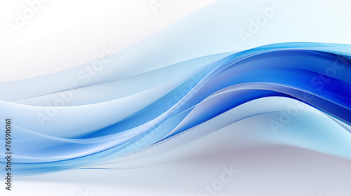 Fond d'un dégradé de plusieurs tons de bleu. Coloré, couleurs, vague, mouvement. Pour conception et création graphique. © FlyStun